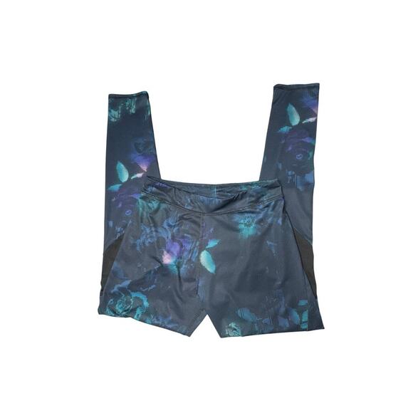 Adidas Women’s Multicolor Abstract Floral Leggings – Size XL (16) - Picture 1 of 6